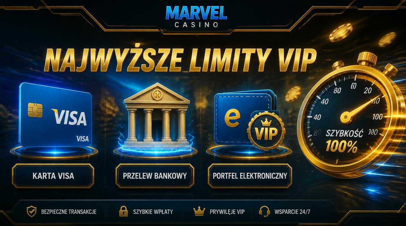 VIP limity wpłat i metody płatności
